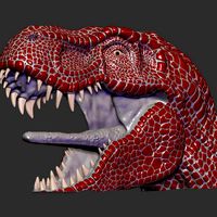 zhuchengtyrannus magnus- descendant of trex sculpt
