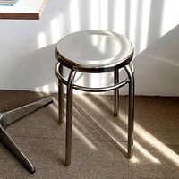 Stainless round stool