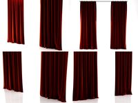 velvet drapery by curtains
