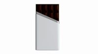 chocolate bar brown with wrapper opened 02