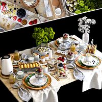 breakfast tableware
