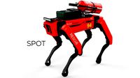 boston dynamics spot robot rescue red