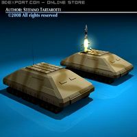 Missile tank 3D Model