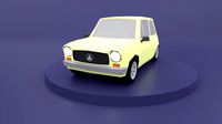 autobianchi lowpoly