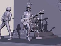 John Deacon - Queen 3D printing | 3D