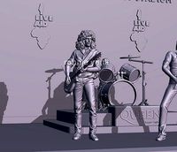 Brian May - Queen 3D printing | 3D