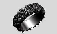 skull ring a21 3d print model | 3D