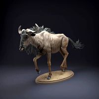 Wildebeest for 3D Printing | 3D