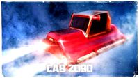 Simple futuristic Cab 2090 toy car for printing | 3D