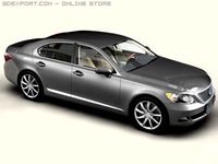 Lexus LS 460 3D Model