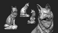 fox tipi | 3D