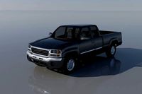 GMC Sierra 2003 Extended Cab  | 3D