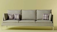 Couch made according to the course of the blender guru