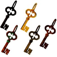 Antique old key 3d model