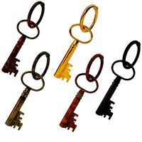 Antique old Key 3d model
