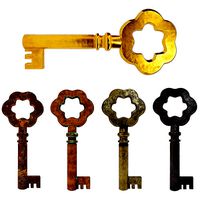 Antique old Key 3d model