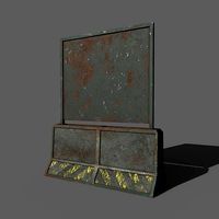 Concrete RoadBlock Barrier Barricade