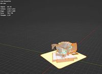 Foundation Louis Vuitton - Low Poly  Gameready building