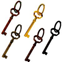 Antique old Key 3d model