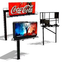 Lowpolygonal Billboards 3D Models