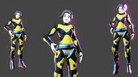 Polygon Sci-Fi Characters