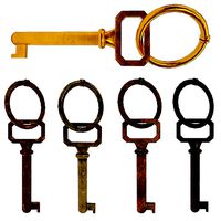 Antique Key 3d model