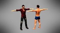 Stylish Man Character Rigged Clothed Game ready - PBR