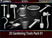 20 Gardening Tools Pack 01