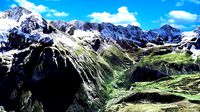 Mountain landscape The Mittaghorn Bernese Alps Switzerland