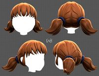 Base Hair for girl V05