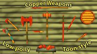 Copper Weapon Low Poly Toon Style