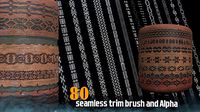 80 seamless trim brush and alph