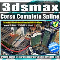 3ds max Modellazione Spline Corso Completo