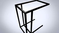 IKEA laptop stand  VITTSJO black metal glass