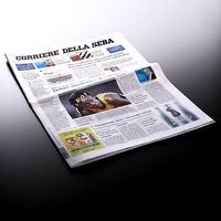 New Corriere della Sera newspaper
