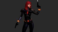 Black Widow 3D Print Ready - 34 cm  | 3D