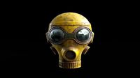 Apocalyptic Helmet Sci-fi Gas Mask Visor