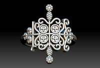 Papa Legba Ring | 3D