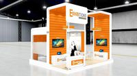 exhibition stand 4 side open