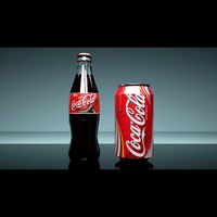 coke bottle can