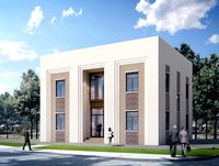 neoclassical small office