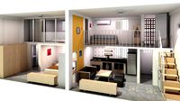 double compact apartment