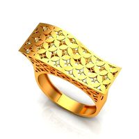 Arabic jewelry style fusion ring 3D print model 3D print model | 3D