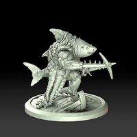 Shark Creature underwater monster | 3D