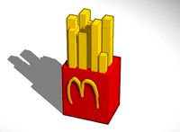micdoonals fries | 3D