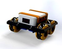 Mecanum wheel robot 3d printed | 3D