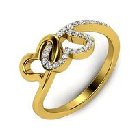 Heart shape dimond ring 3dm render detail   | 3D