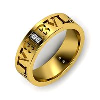 thick dimond band 3dm render  | 3D