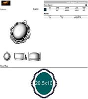 Cabochon Pendant | 3D