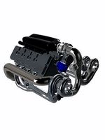 MMR Billet Coyote Twin Turbo motor | 3D